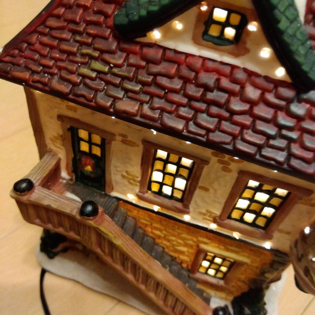 TOY SHOP クリスマス 置物 イルミネーション ファイバーハウスの通販
