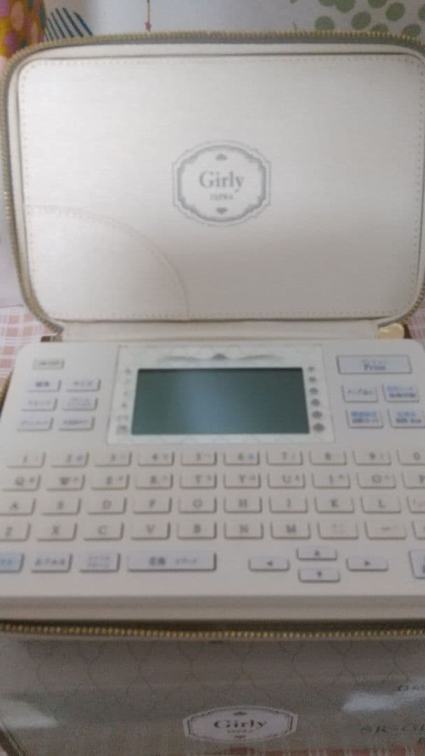 TEPRA Girly SR-GL2 ラベルプリンター (クリーム)