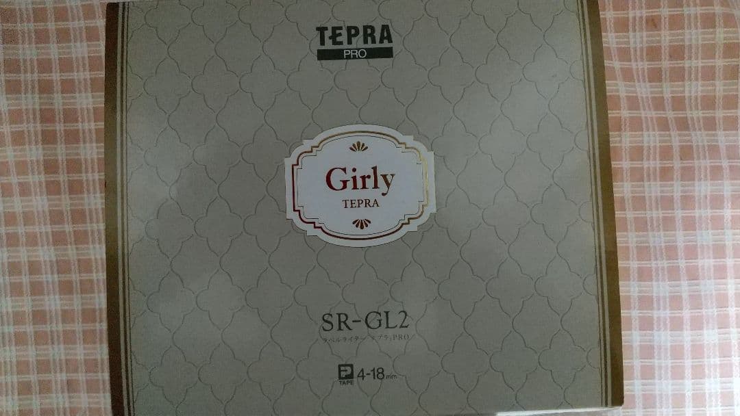 TEPRA Girly SR-GL2 ラベルプリンター (クリーム)