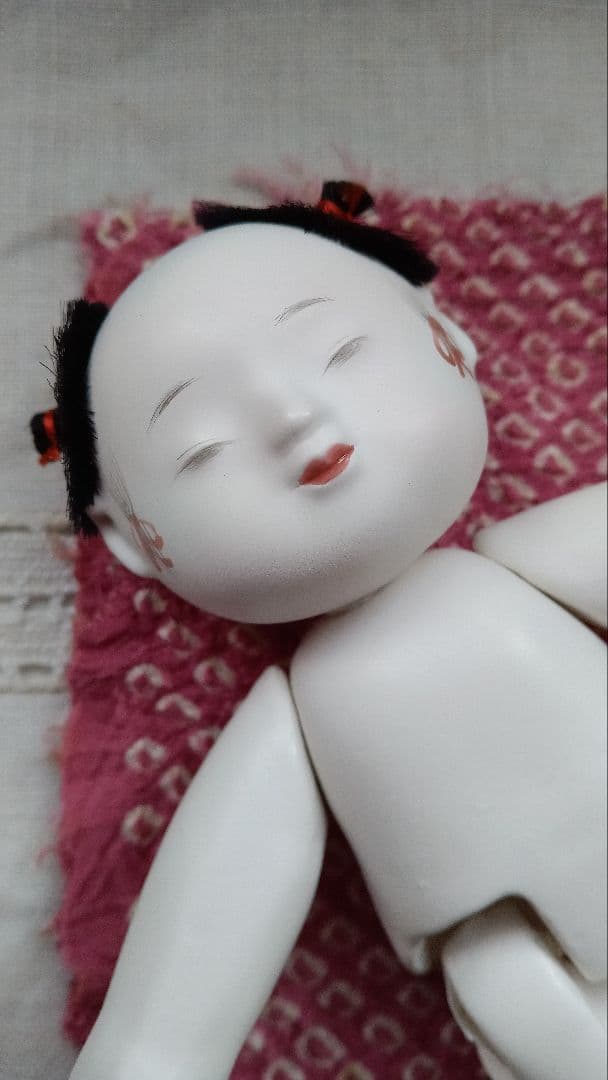 味岡人形 味岡映水 小さな二つ折り人形 裸人形 袖人形 豆市松 御所人形