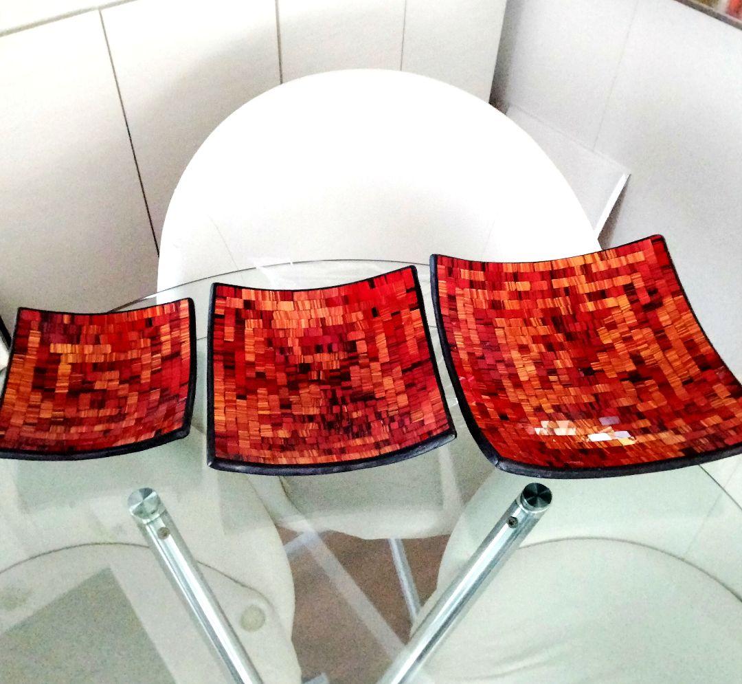 新品未使用❤美品❤バリ島 インテリア雑貨 バリ雑貨 飾り皿 3枚セット小物入れ