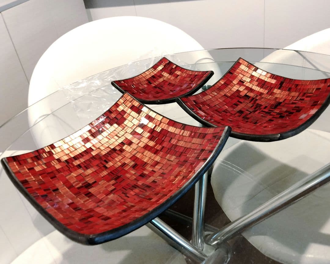 新品未使用❤美品❤バリ島 インテリア雑貨 バリ雑貨 飾り皿 3枚セット小物入れ