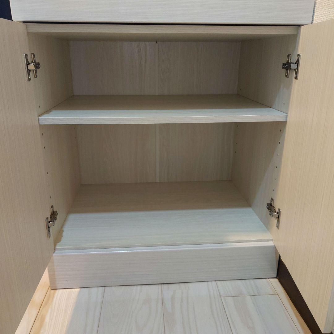 ハイタイプレンジ台 食器棚 キッチンボード キャビネット コンセント付き 幅60