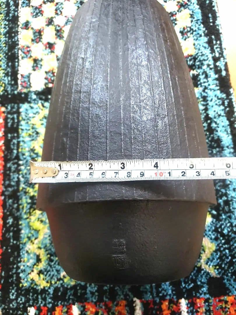 南部鉄器　春雨　花瓶　未使用品