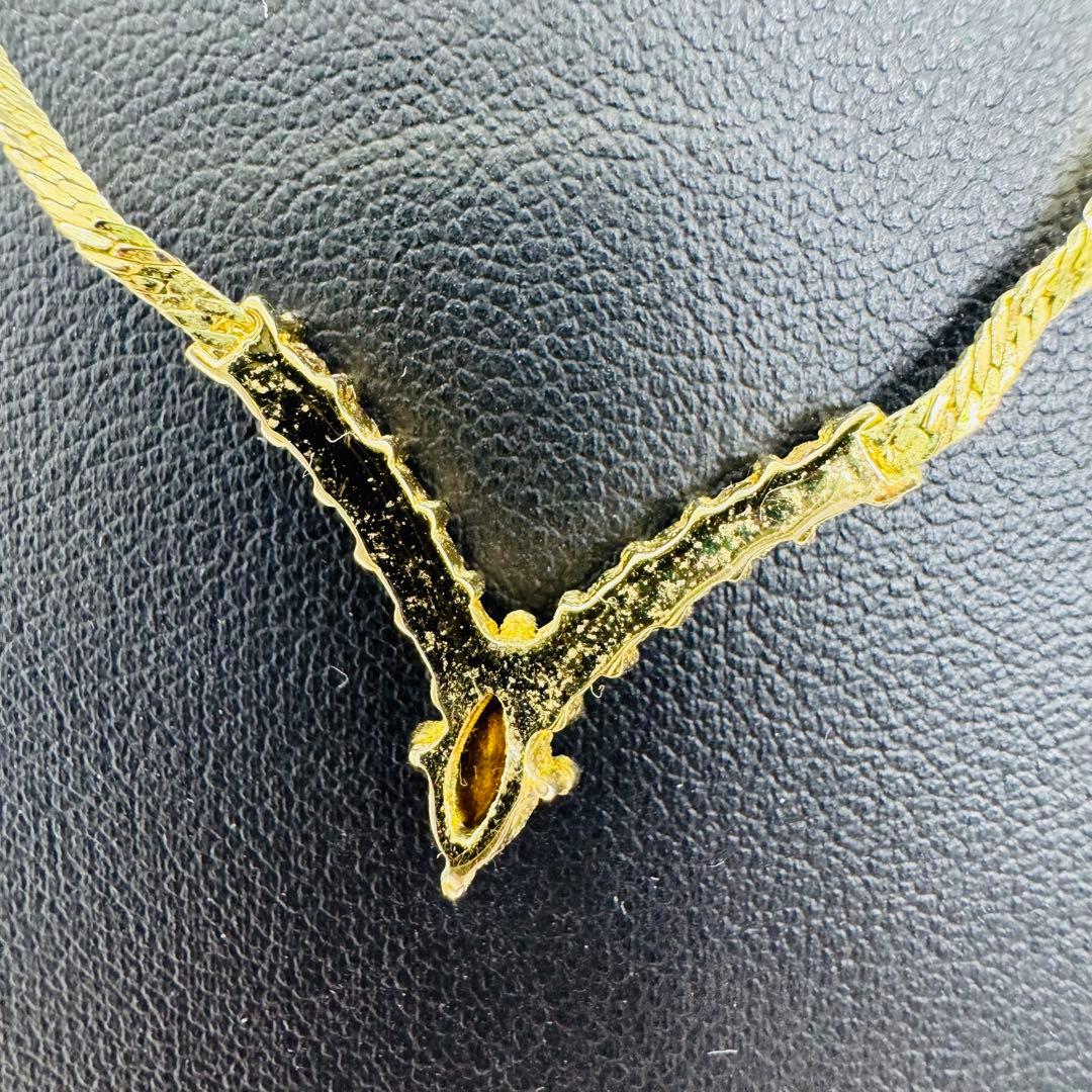 ✨Dior✨ディオール✨CD✨ゴールド✨ラインストーン✨ヴィンテージ✨ネックレス