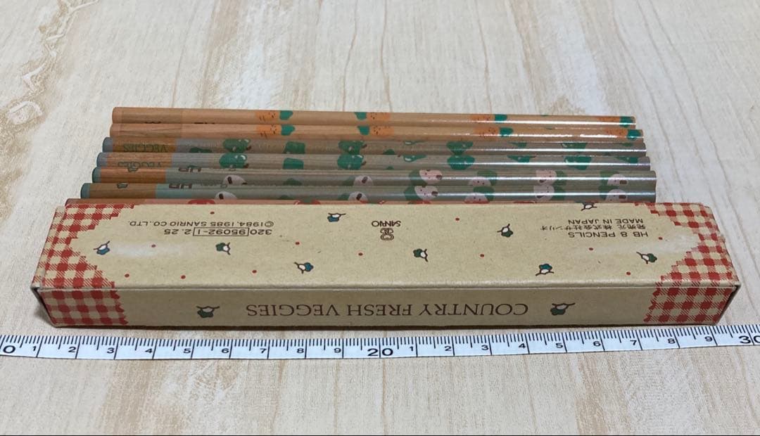 昭和レトロ サンリオ カントリーフレッシュベジーズ えんぴつ8本セット