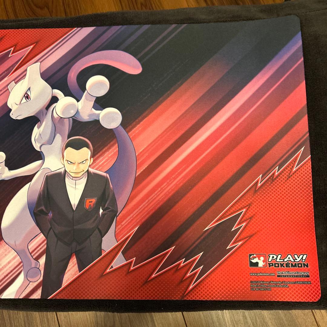 ポケモンカード プレイマット ロケット団のミュウツー サカキ プレマ