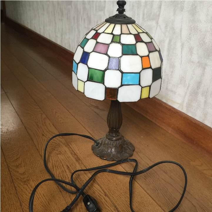 電灯ステンドガラス調ランプ