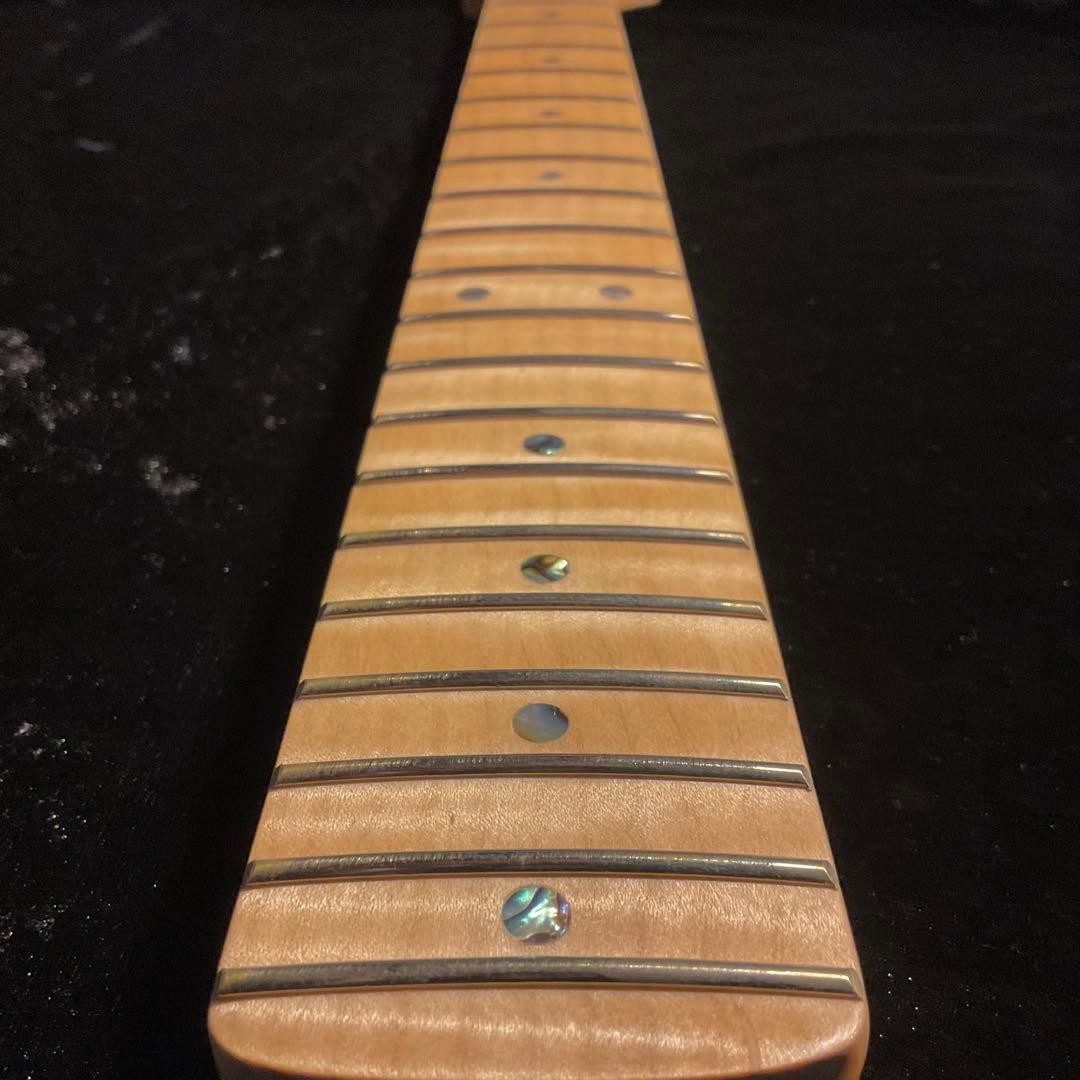 カナダ産フレイムメイプル エレキギターネック ストラトキャスター