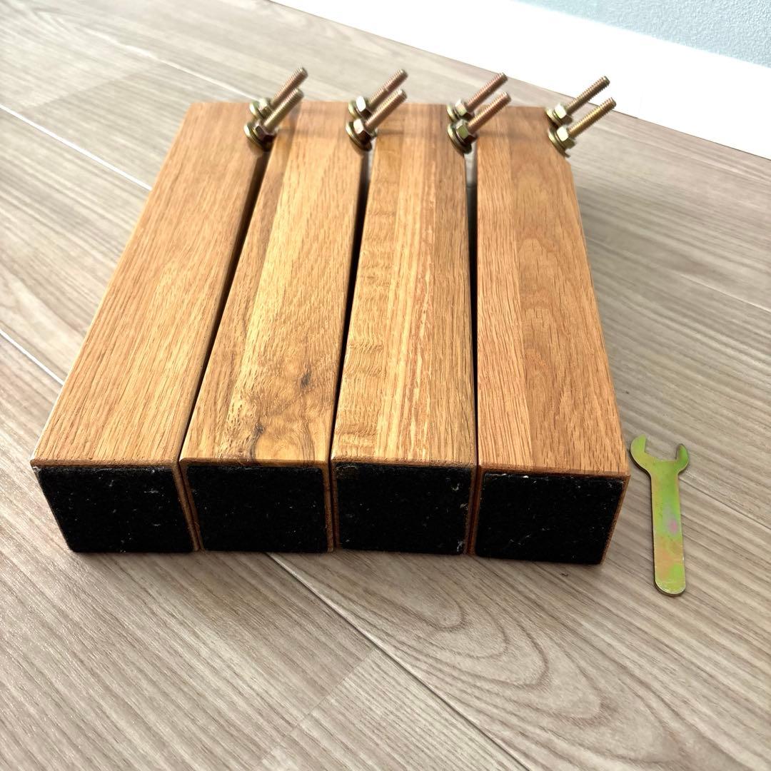 【廃盤】無印良品 無垢材 ローテーブル 引出し 天然木 オーク