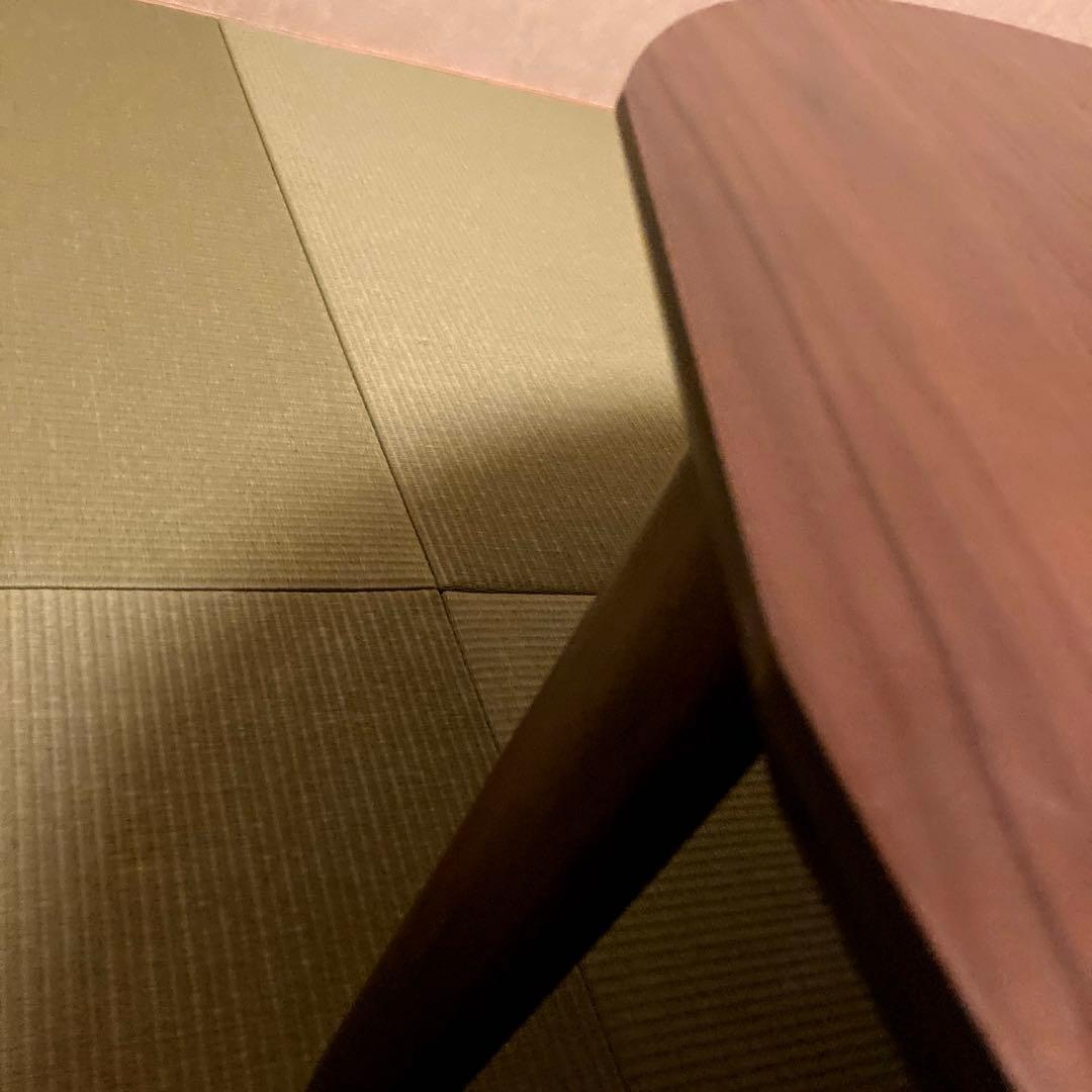 センターテーブル 折りたたみ 円形 110