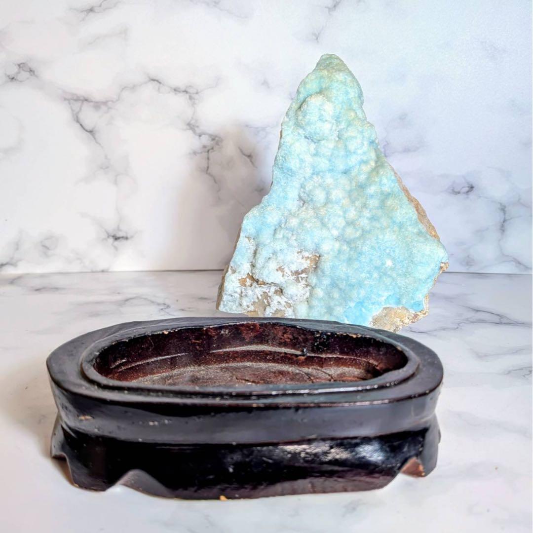 異極鉱　鑑賞石　観賞石　飾り石　鉱物　ラリマー 原石