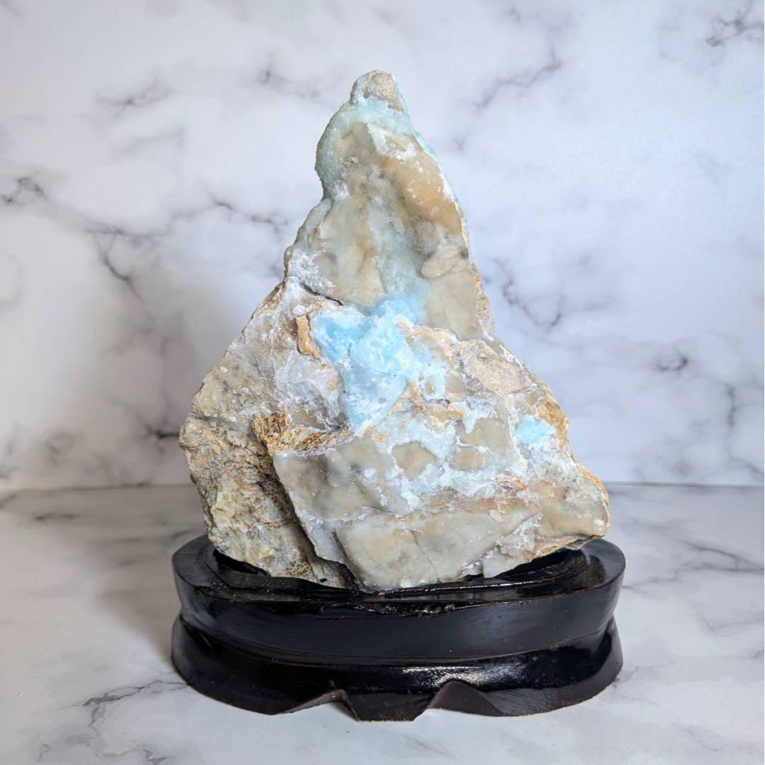 異極鉱　鑑賞石　観賞石　飾り石　鉱物　ラリマー 原石