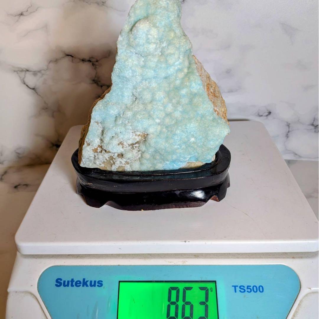 異極鉱　鑑賞石　観賞石　飾り石　鉱物　ラリマー 原石