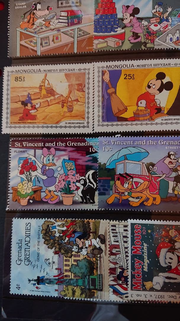 25 Disney Mint Stamps ディズニー25周年記念切手 - メルカリ