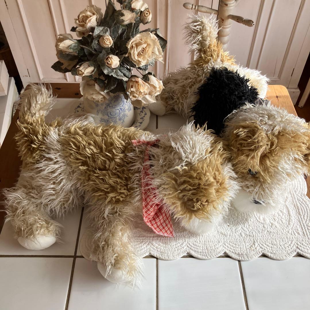 犬 ヨークシャテリア 2匹セット ぬいぐるみペア
