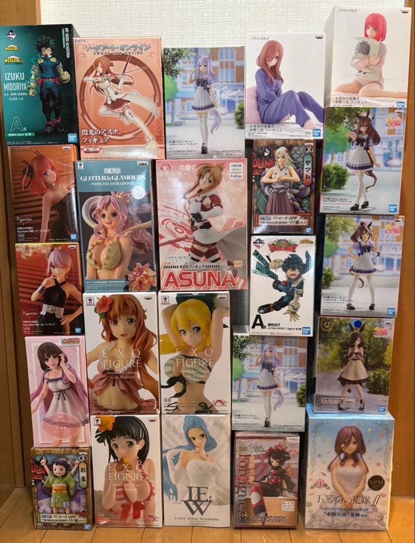 フィギュアまとめ売り ヒロアカ ワンピース ウマ娘 SAO 五等分の花嫁