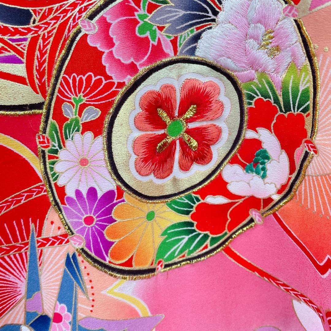 Y★3978★ 子供着物 襦袢付き 一つ身 女の子 七五三 3才