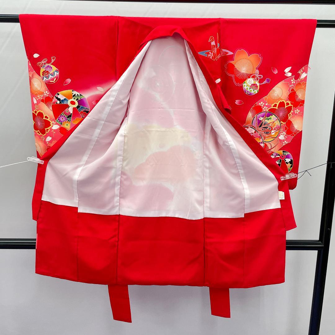 Y★3978★ 子供着物 襦袢付き 一つ身 女の子 七五三 3才