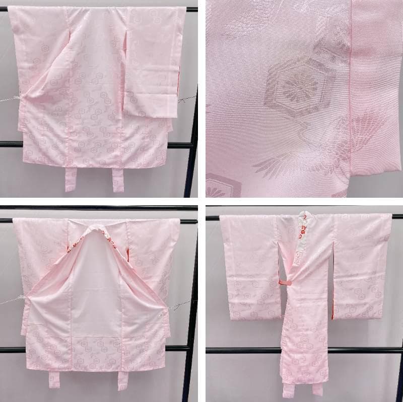 Y★3978★ 子供着物 襦袢付き 一つ身 女の子 七五三 3才