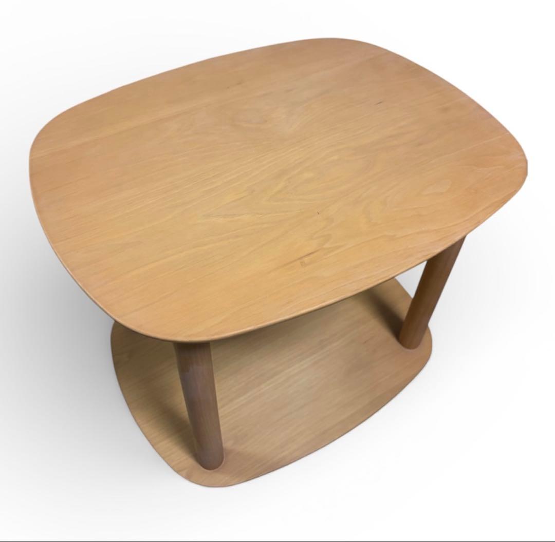 カンディハウス センターテーブル ヒッコリー材 キャスター付き 旭川家具