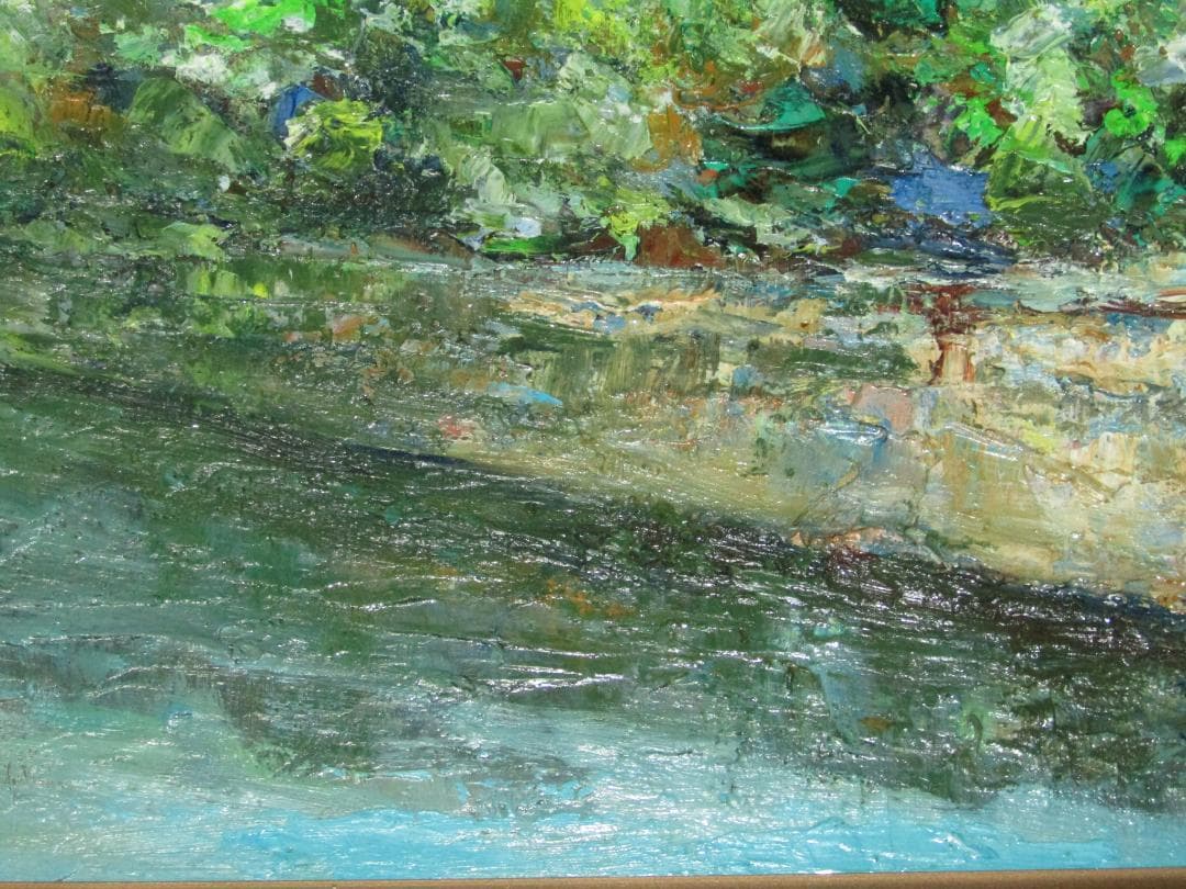 【高階重紀　ノートルダム寺院　肉筆額装】愛媛の洋画家