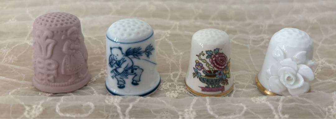 世界の名窯のシンブルコレクションWGPH シンブル　指貫　リヤドロ　オオクラ　他