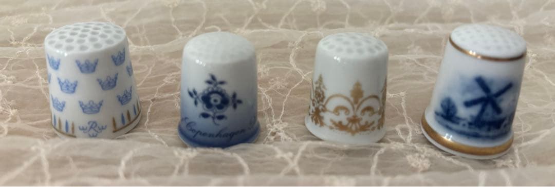 世界の名窯のシンブルコレクションWGPH シンブル　指貫　リヤドロ　オオクラ　他