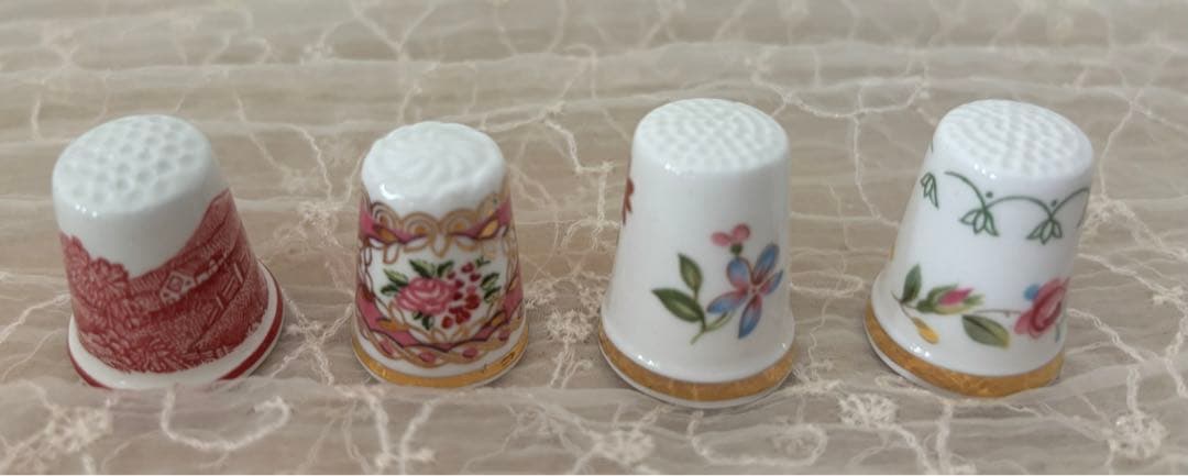 世界の名窯のシンブルコレクションWGPH シンブル　指貫　リヤドロ　オオクラ　他