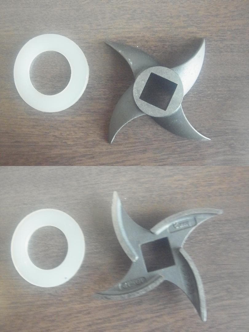 【未使用】ポニー　ミンサー　№１０　チョッパー　手動式　錫製　ハンドル欠品