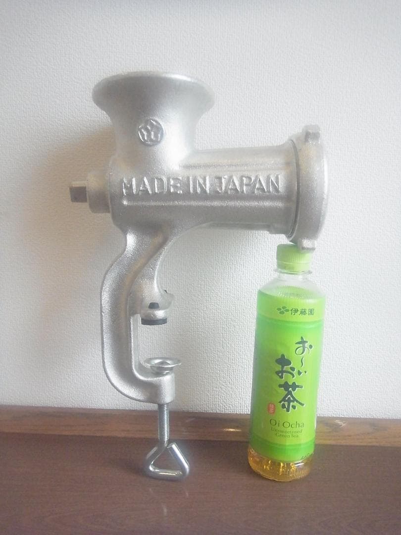 【未使用】ポニー　ミンサー　№１０　チョッパー　手動式　錫製　ハンドル欠品