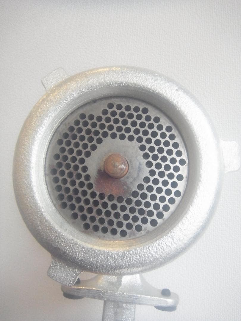 【未使用】ポニー　ミンサー　№１０　チョッパー　手動式　錫製　ハンドル欠品