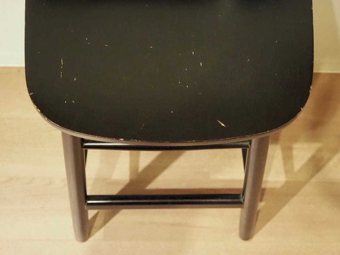 北欧家具　木製 ウィンザーチェア　バースツール ブラック