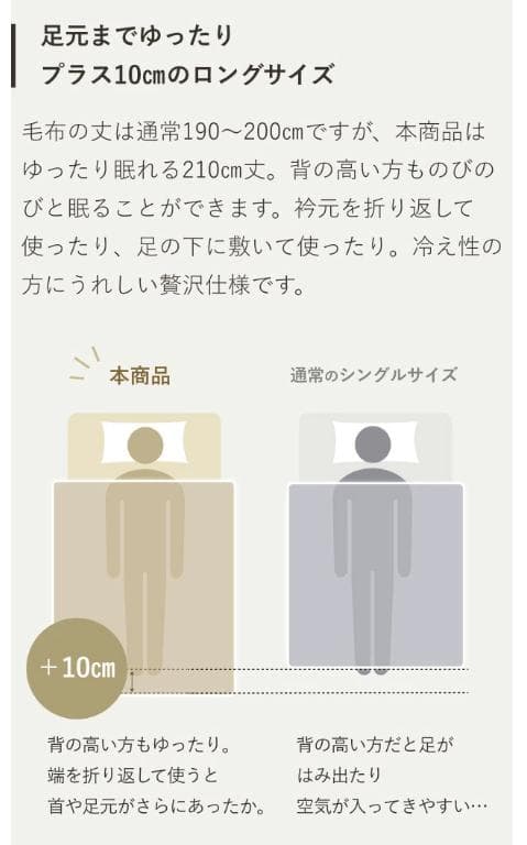 毛布　シングル　西川　日本製　アクリル　軽量　ロングサイズ　ニューマイヤー