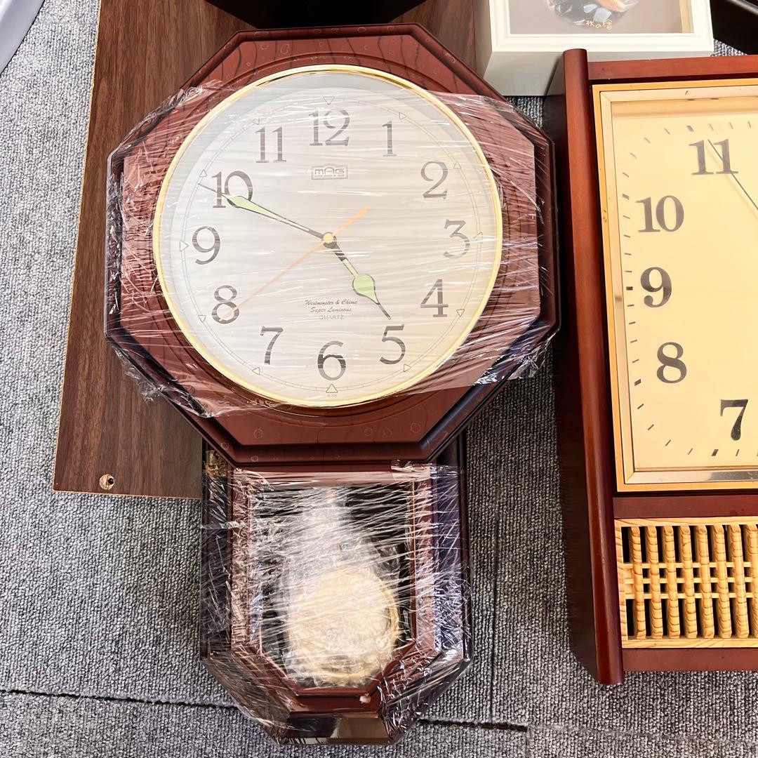 CITIZEN 掛時計 木製フレーム, SEIKO