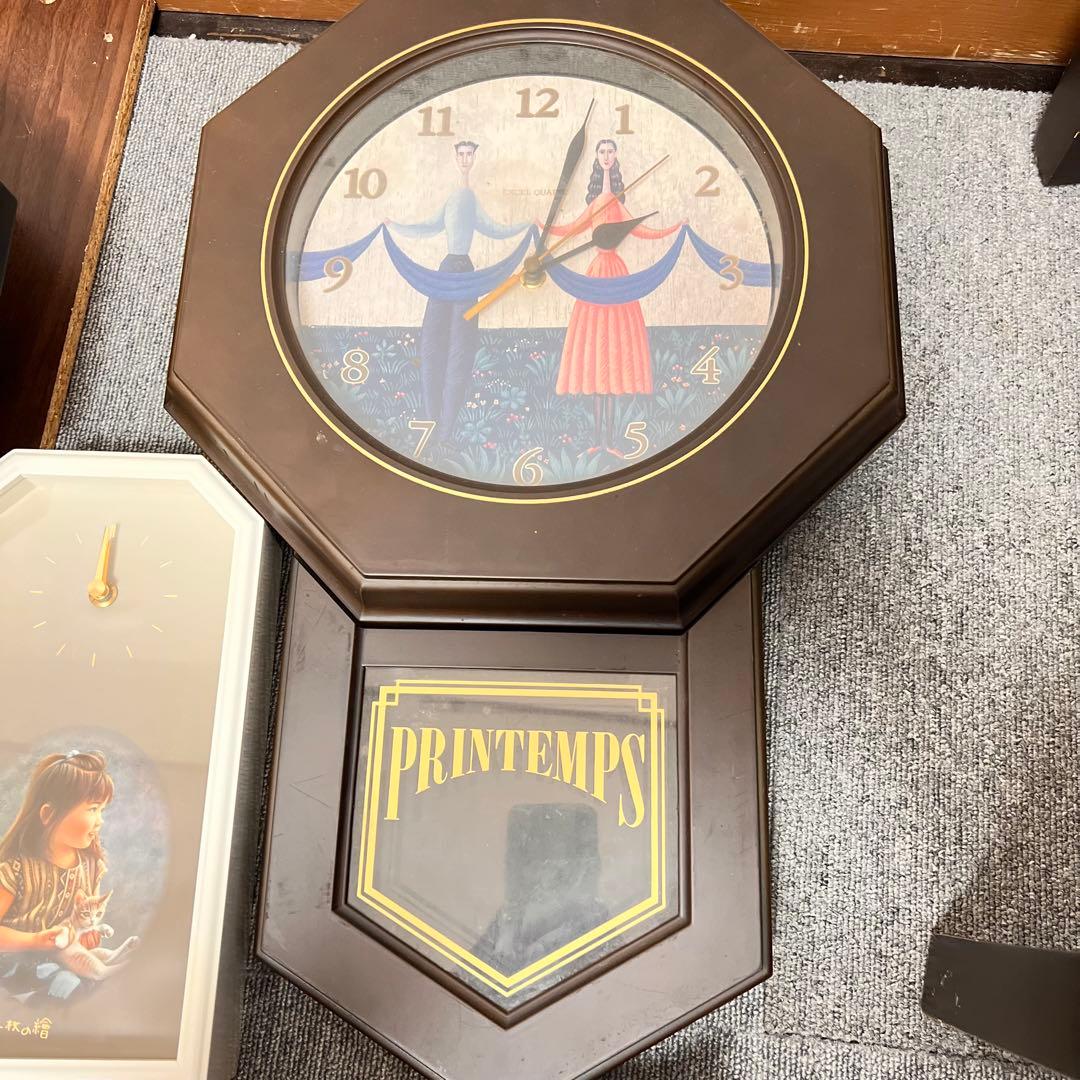 CITIZEN 掛時計 木製フレーム, SEIKO