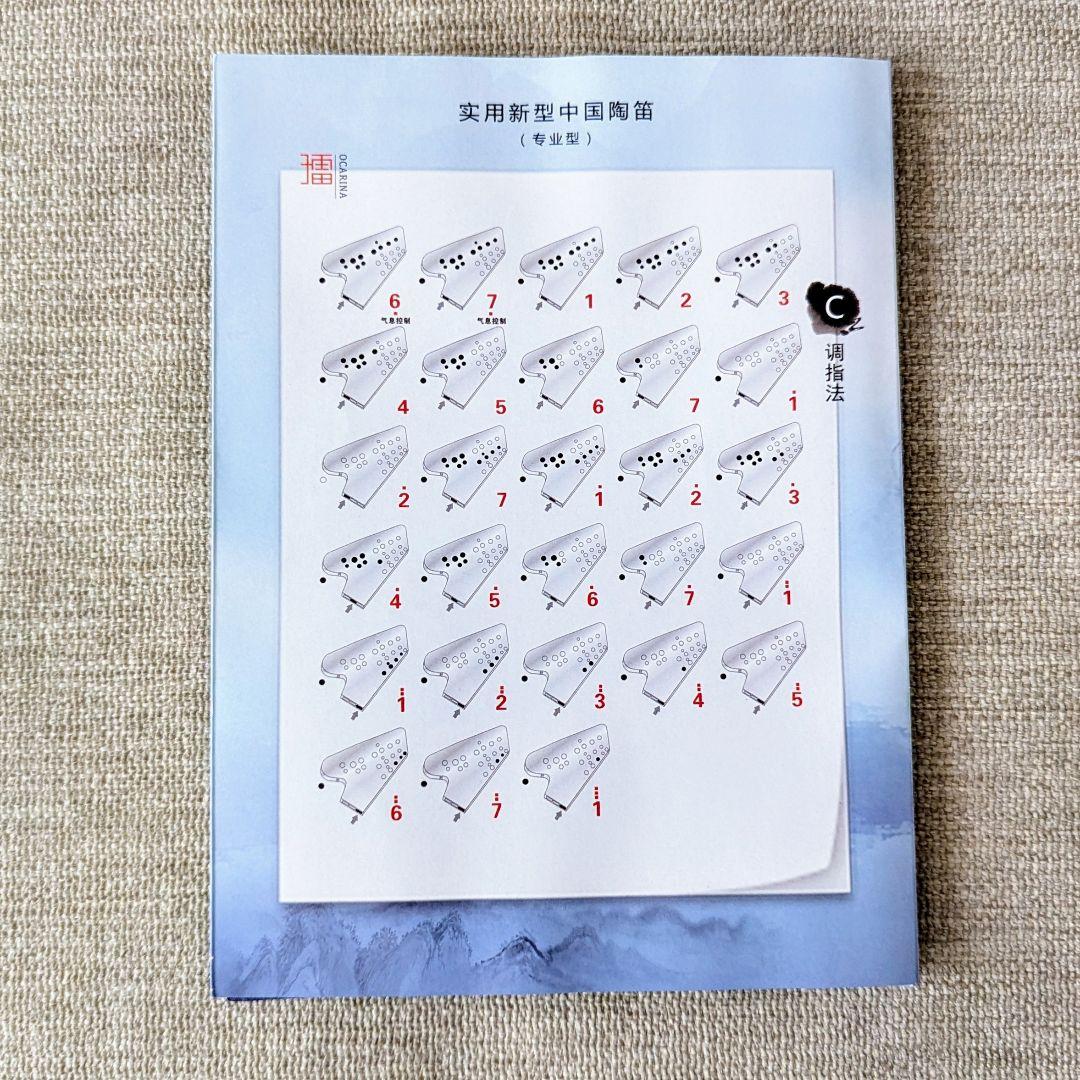 レア品】ZELEI 子雷 Rayトリプルオカリナ AC管 ケース&運指表付き