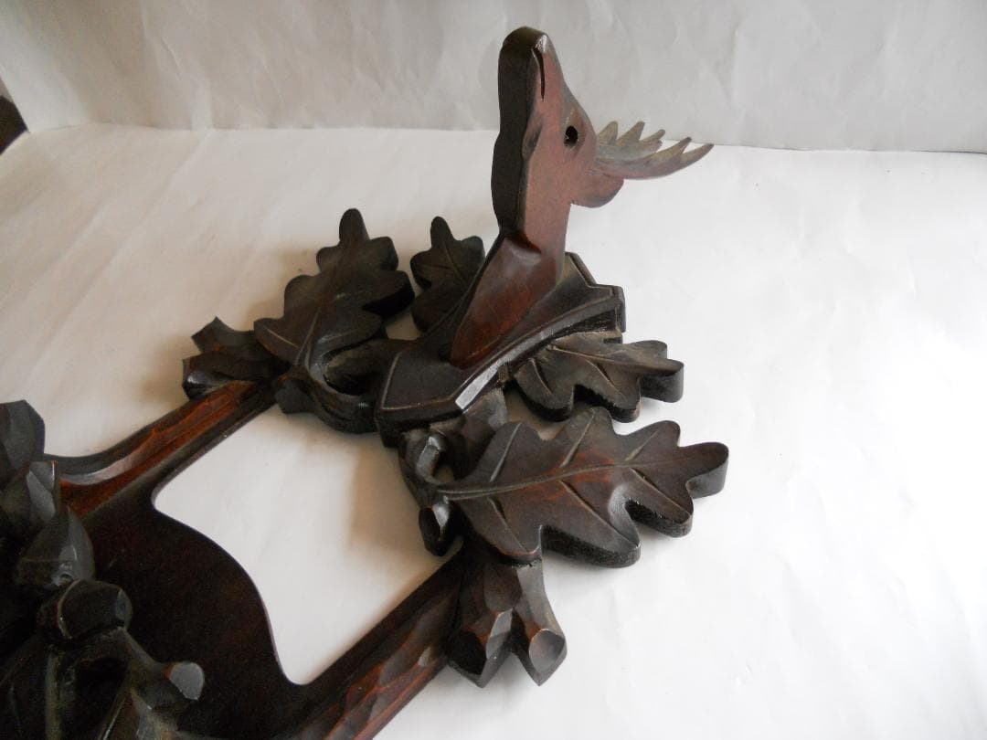 相模彫 創始者　鏡碩吉 作　木彫り の 状差し 希少 入手困難 です。