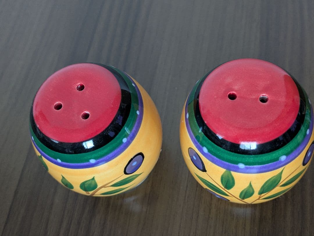 DANSK　プレート2枚　調味料入れ2本　イタリアンガーデン トマト＆ベリー