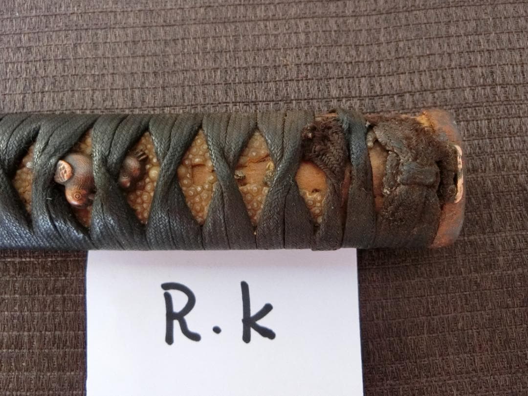早い者勝ち！【 柄 柄巻き 縁頭 目貫 刀装具の部品・Rk・小道具