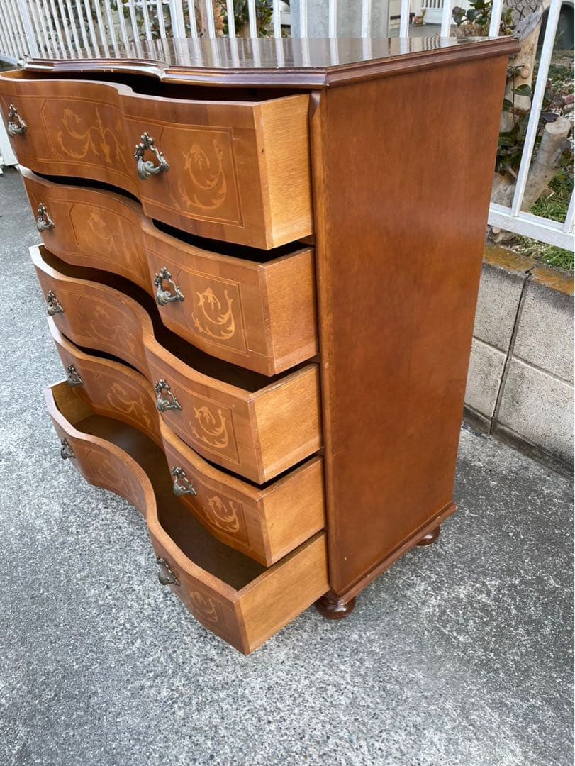 イタリア製　象嵌　チェスト　サイドボード　アンティーク