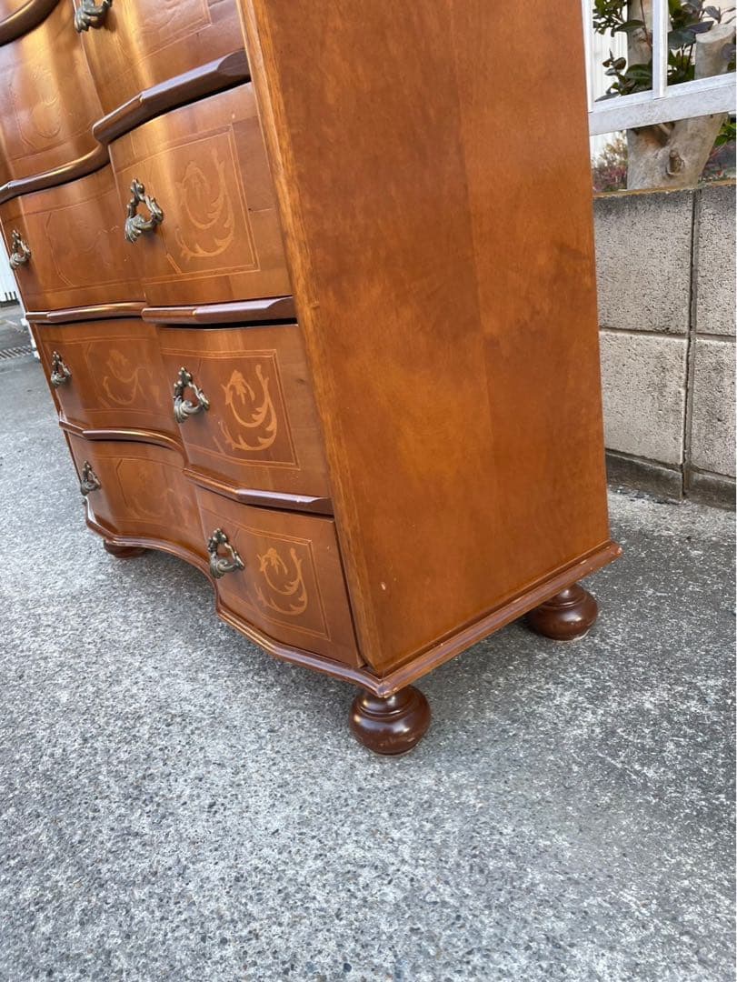 イタリア製　象嵌　チェスト　サイドボード　アンティーク