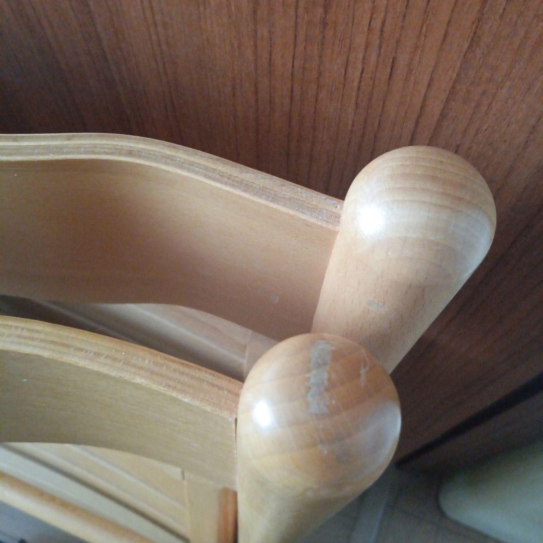 無印良品　折りたたみ椅子MUJI 2脚セット　木製チェア　廃盤　ダイニング　ブナ