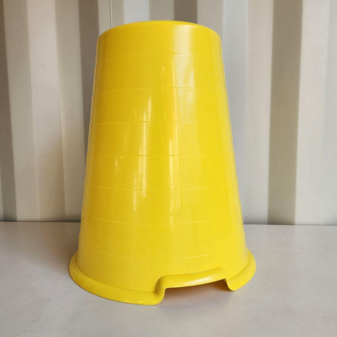 希少 OLD IKEA EVERT スタッキングスツール　黄色　レトロポップ