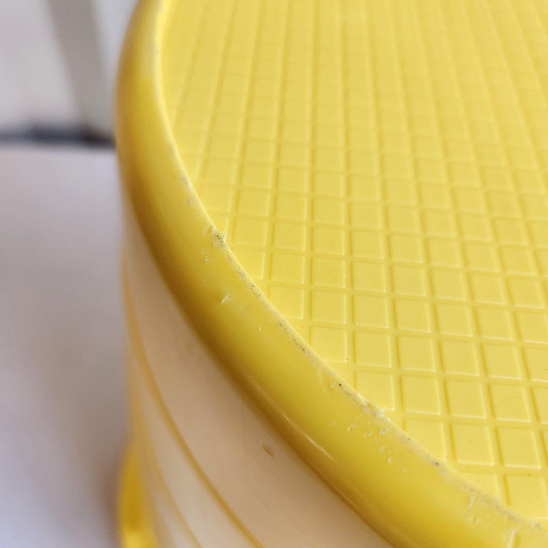 希少 OLD IKEA EVERT スタッキングスツール　黄色　レトロポップ