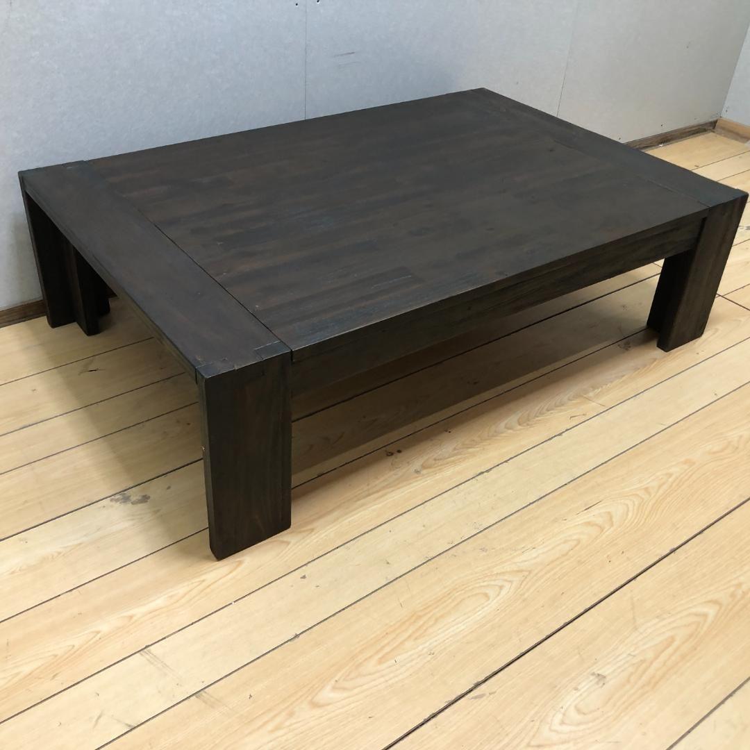 送料無料 座卓 ローテーブル 4人 うづくり 和室 ビンテージ 88205