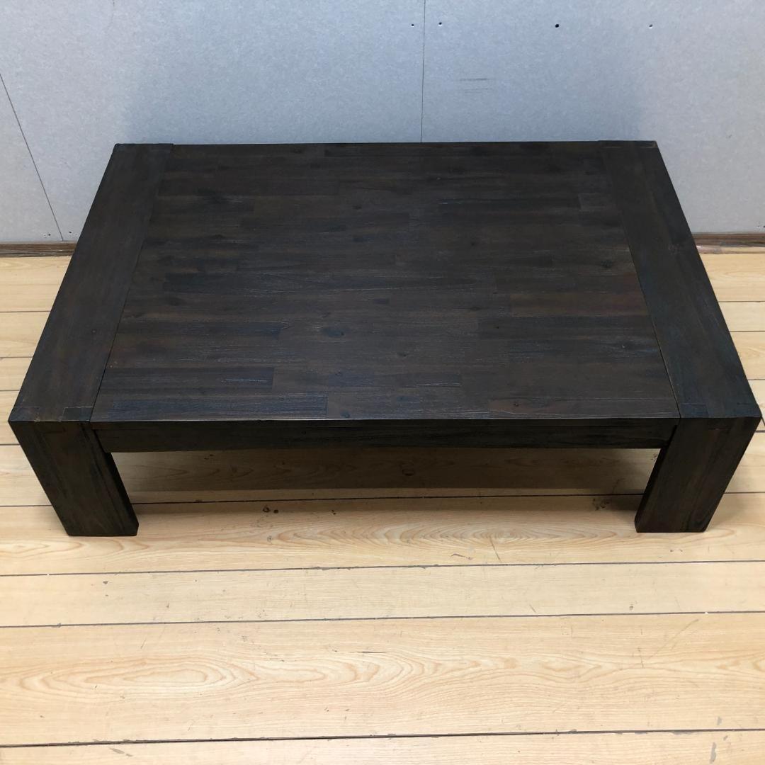 送料無料 座卓 ローテーブル 4人 うづくり 和室 ビンテージ 88205