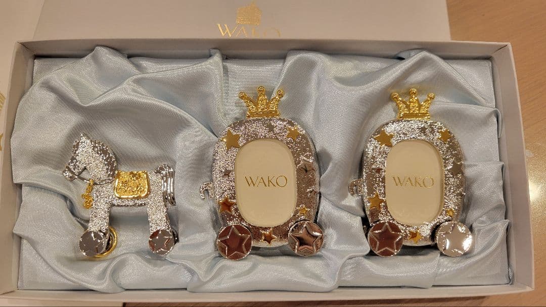 値下げ！【未使用品】和光　写真立て　馬車