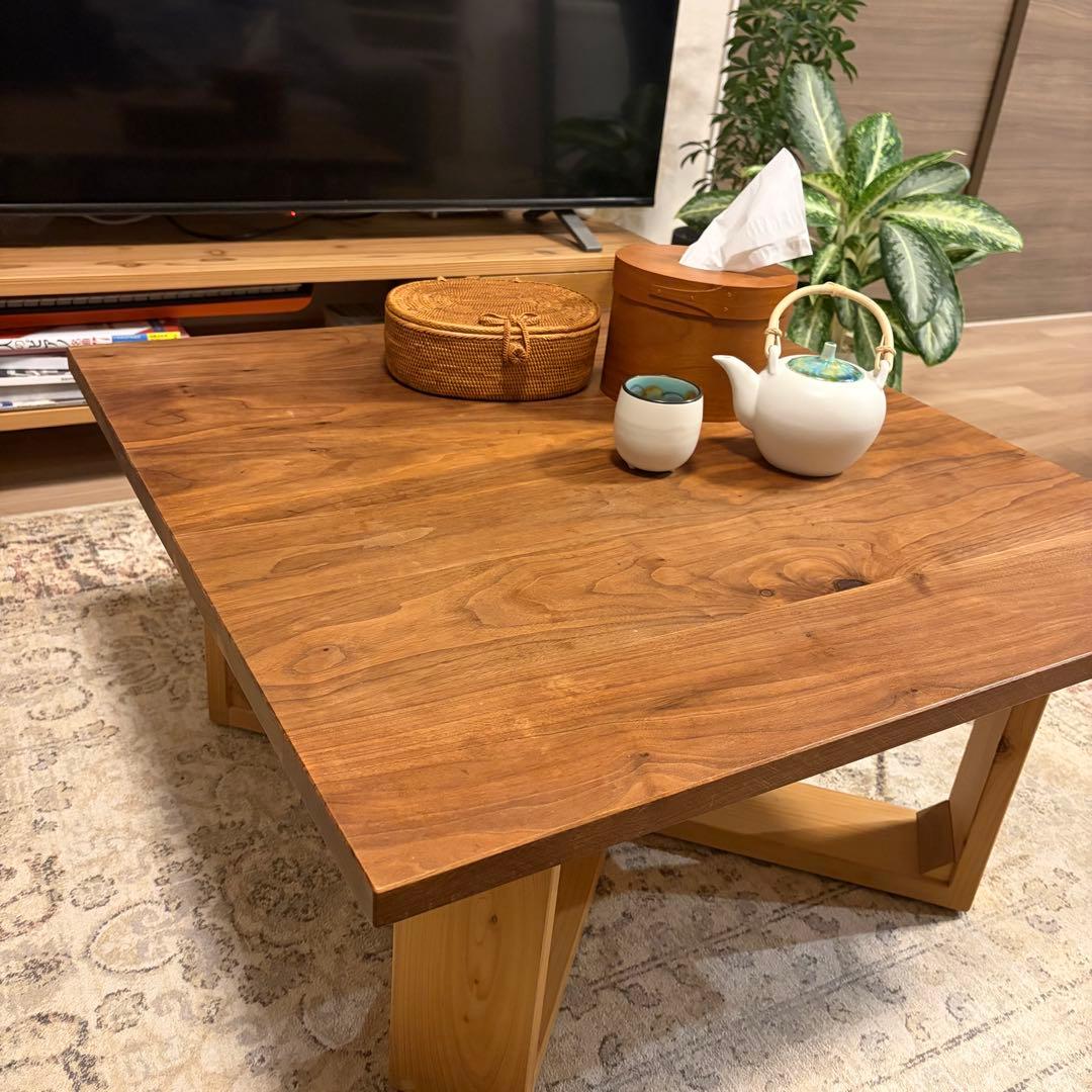 鈴木権之助商店 ウォルナット 無垢材 ローテーブル