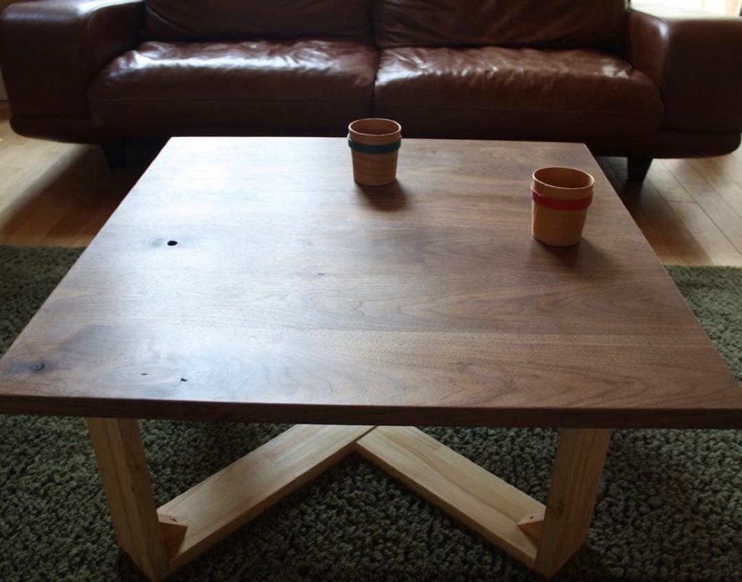 鈴木権之助商店 ウォルナット 無垢材 ローテーブル